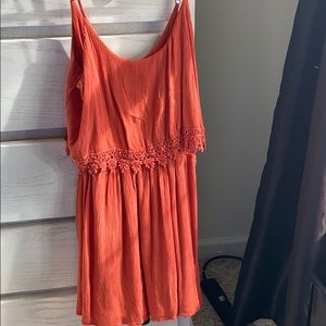 Sundress. Flowy in top.